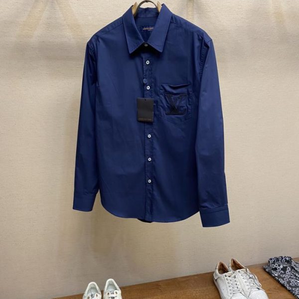designer,replica,clothing,fake,1:1,lv,luxury,high quality L*  COTTON LONG-SLEEVE SHIRT