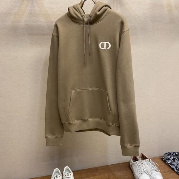 designer,replica,clothing,fake,1:1,lv,luxury,high quality Dior embroidered hooded sweatshirt