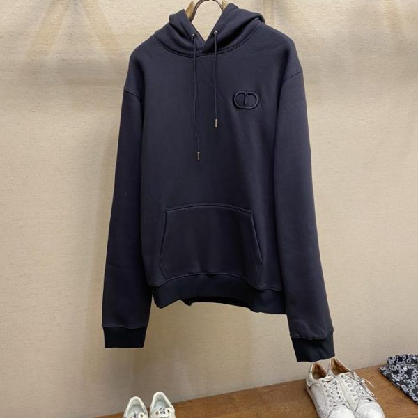 designer,replica,clothing,fake,1:1,lv,luxury,high quality Dior embroidered hooded sweatshirt