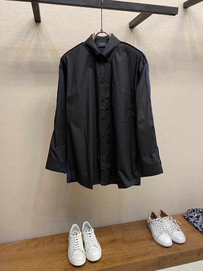 designer,replica,clothing,fake,1:1,lv,luxury,high quality Balenciaga navy blue patchwork shirt designer,replica,clothing,fake,1:1,lv,luxury,high quality Balenciaga navy blue patchwork shirt
