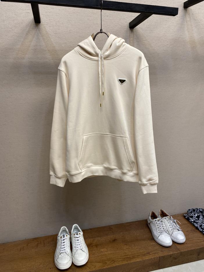 designer,replica,clothing,fake,1:1,lv,luxury,high quality Prada 24SS hooded sweatshirt with triangle logo on chest designer,replica,clothing,fake,1:1,lv,luxury,high quality Prada 24SS hooded sweatshirt with triangle logo on chest