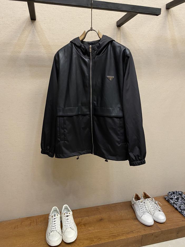 designer,replica,clothing,fake,1:1,lv,luxury,high quality Prada business casual leather hooded jacket designer,replica,clothing,fake,1:1,lv,luxury,high quality Prada business casual leather hooded jacket