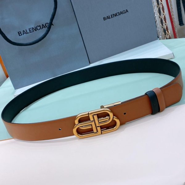 designer,replica,clothing,fake,1:1,lv,luxury,high quality Balenciaga BB belt 3.4cm