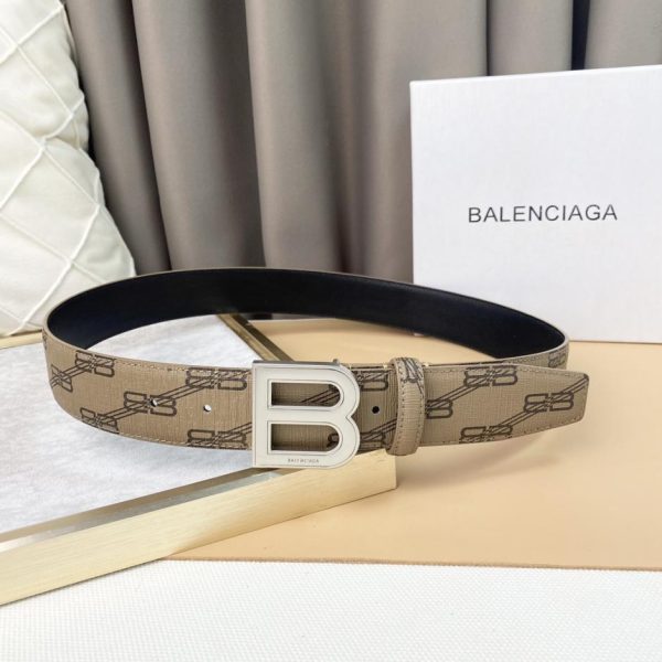 designer,replica,clothing,fake,1:1,lv,luxury,high quality Balenciaga BB belt 3.8cm