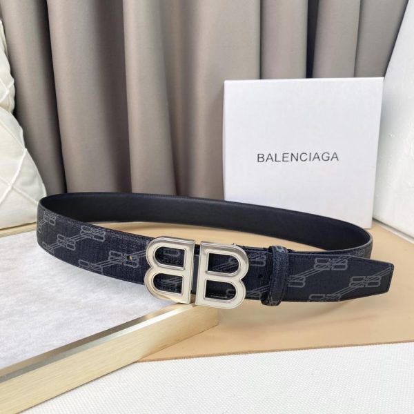 designer,replica,clothing,fake,1:1,lv,luxury,high quality Balenciaga BB belt 3.8cm