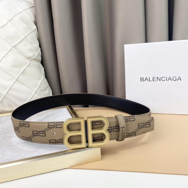 designer,replica,clothing,fake,1:1,lv,luxury,high quality Balenciaga BB belt 3.8cm