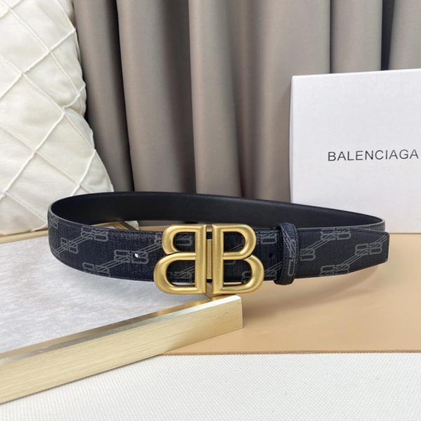 designer,replica,clothing,fake,1:1,lv,luxury,high quality Balenciaga BB belt 3.8 cm