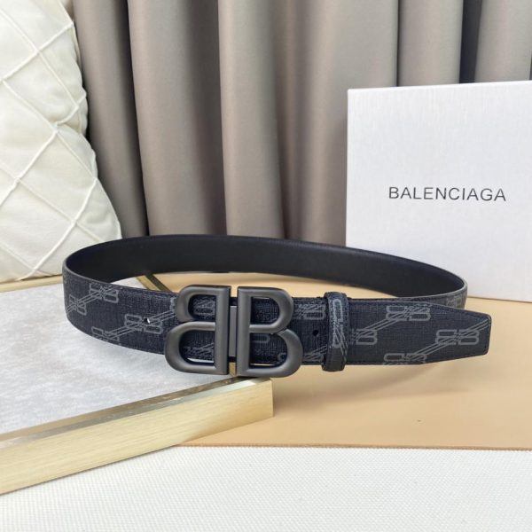 designer,replica,clothing,fake,1:1,lv,luxury,high quality Balenciaga BB belt 3.8cm