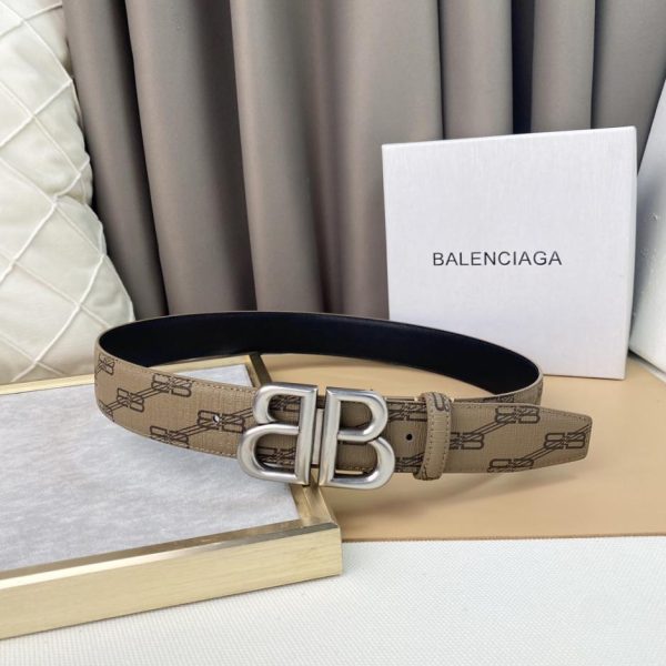 designer,replica,clothing,fake,1:1,lv,luxury,high quality Balenciaga BB belt 3.8cm