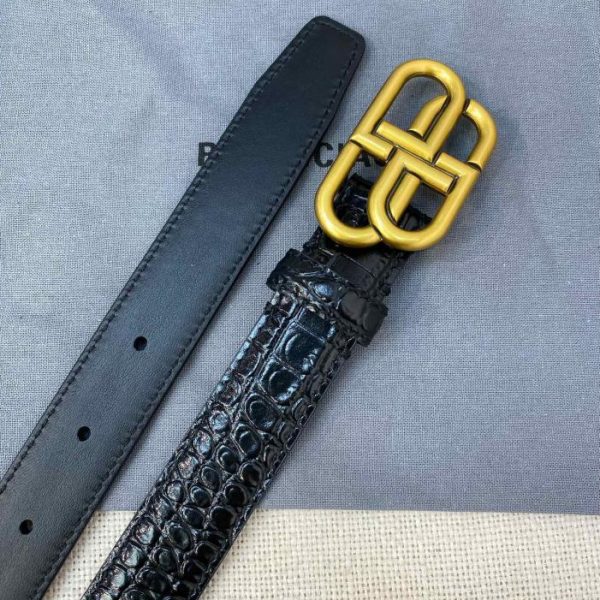 designer,replica,clothing,fake,1:1,lv,luxury,high quality Balenciaga crocodile pattern belt/width 2.5