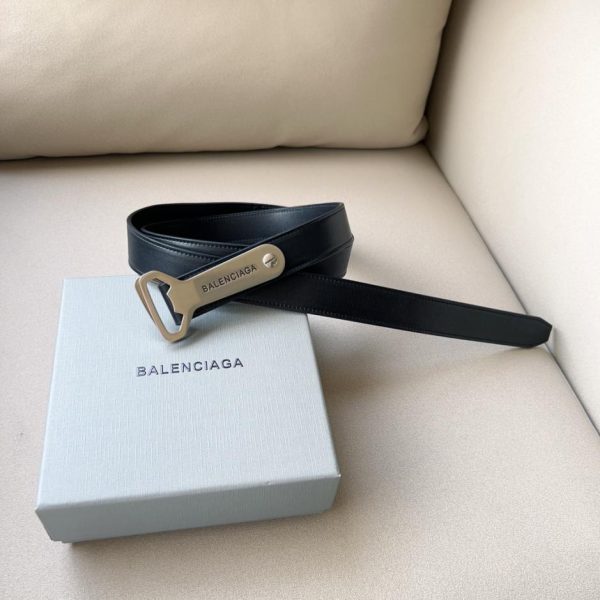 designer,replica,clothing,fake,1:1,lv,luxury,high quality Balenciaga plain belt 3.cm