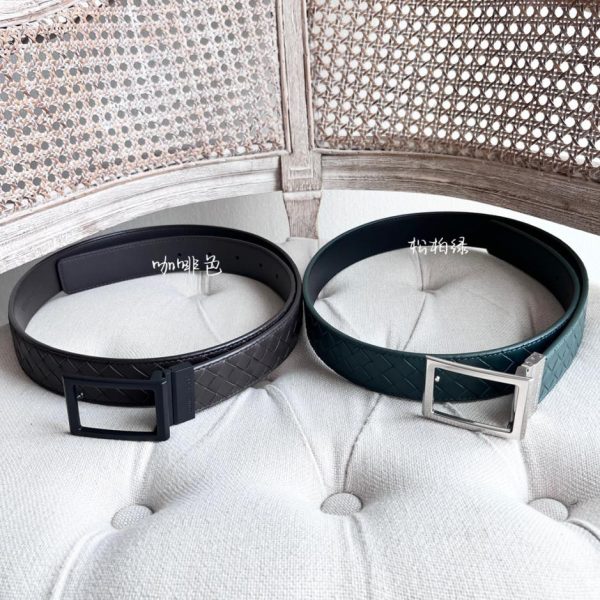 designer,replica,clothing,fake,1:1,lv,luxury,high quality BV men’s double-sided braided belt