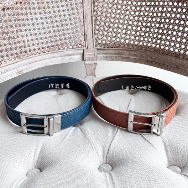 designer,replica,clothing,fake,1:1,lv,luxury,high quality BV men’s double-sided braided belt
