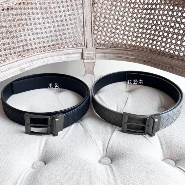 designer,replica,clothing,fake,1:1,lv,luxury,high quality BV men’s double-sided braided belt