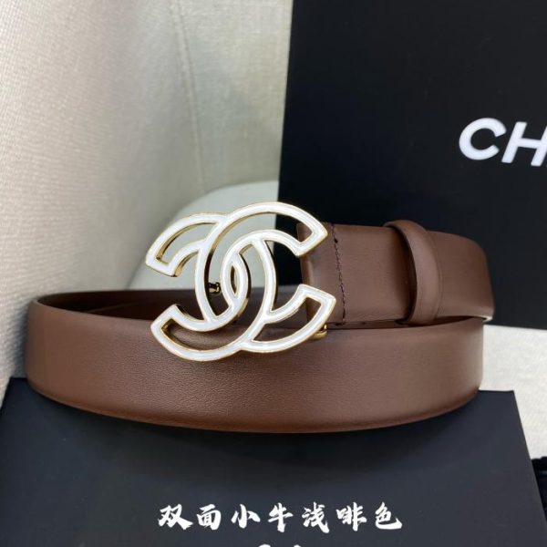 designer,replica,clothing,fake,1:1,lv,luxury,high quality Chanel width 3.0CM calfskin