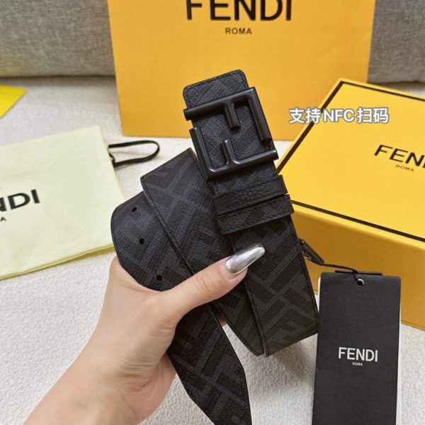 designer,replica,clothing,fake,1:1,lv,luxury,high quality FENDI belt double width 4.0cm