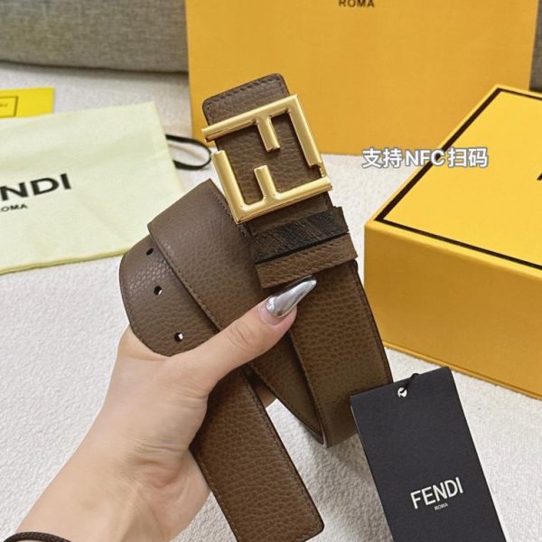 designer,replica,clothing,fake,1:1,lv,luxury,high quality FENDI belt double width 4.0cm