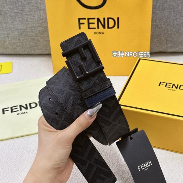 designer,replica,clothing,fake,1:1,lv,luxury,high quality FENDI belt double width 4.0cm