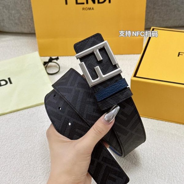 designer,replica,clothing,fake,1:1,lv,luxury,high quality FENDI belt double width 4.0cm