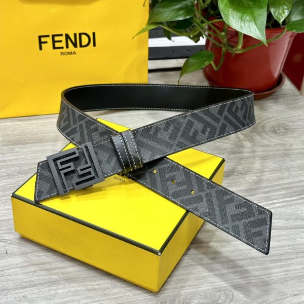 designer,replica,clothing,fake,1:1,lv,luxury,high quality FENDI 4.0CM wide double loop reversible belt