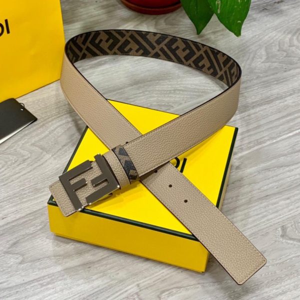 designer,replica,clothing,fake,1:1,lv,luxury,high quality FENDI double loop reversible belt