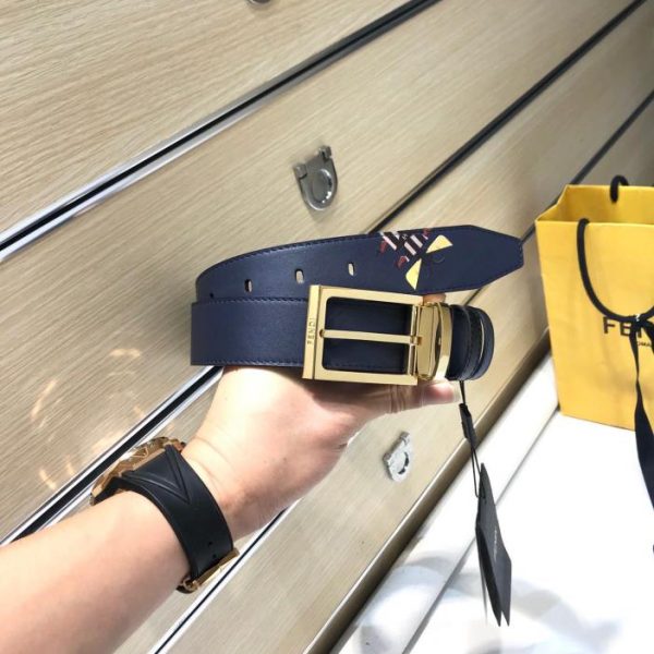designer,replica,clothing,fake,1:1,lv,luxury,high quality FD 35MM wide 3D monster F logo shaped belt