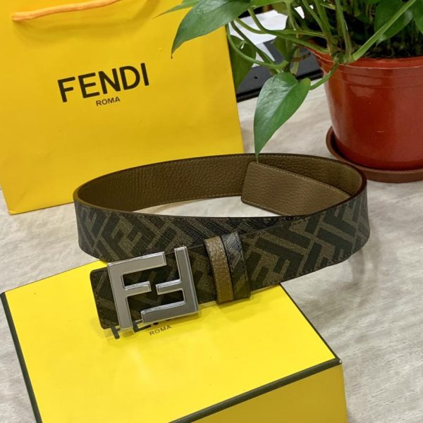 designer,replica,clothing,fake,1:1,lv,luxury,high quality FENDI double loop reversible belt