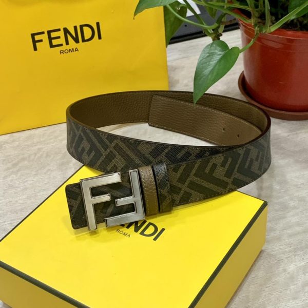 designer,replica,clothing,fake,1:1,lv,luxury,high quality FENDI double loop reversible belt