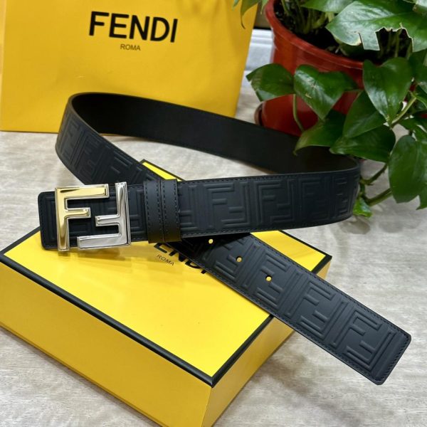 designer,replica,clothing,fake,1:1,lv,luxury,high quality FENDl width 40MM double-sided original calfskin