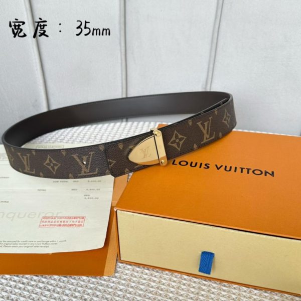 designer,replica,clothing,fake,1:1,lv,luxury,high quality LOUIS VUITTON women’s boutique belt width 35