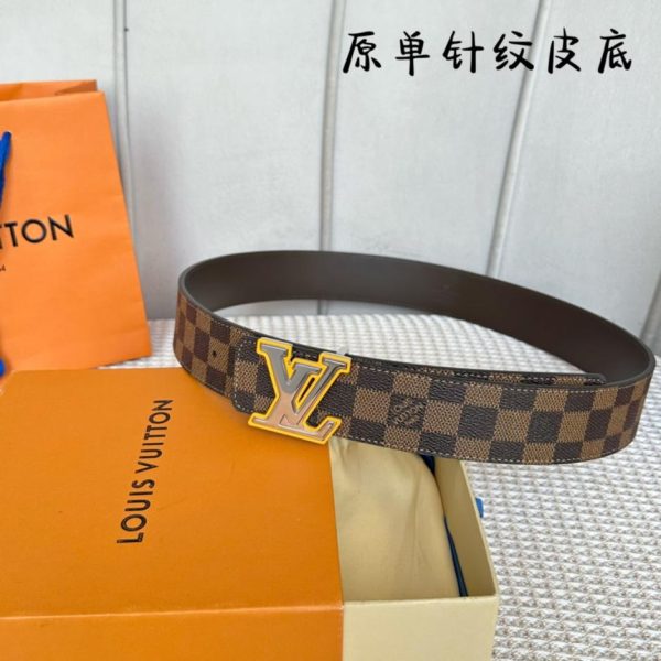 designer,replica,clothing,fake,1:1,lv,luxury,high quality LOUIS VUITTON width 40mm double sided