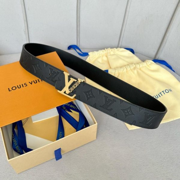 designer,replica,clothing,fake,1:1,lv,luxury,high quality LOUIS VUITTON OEiI double-sided belt width 4.0