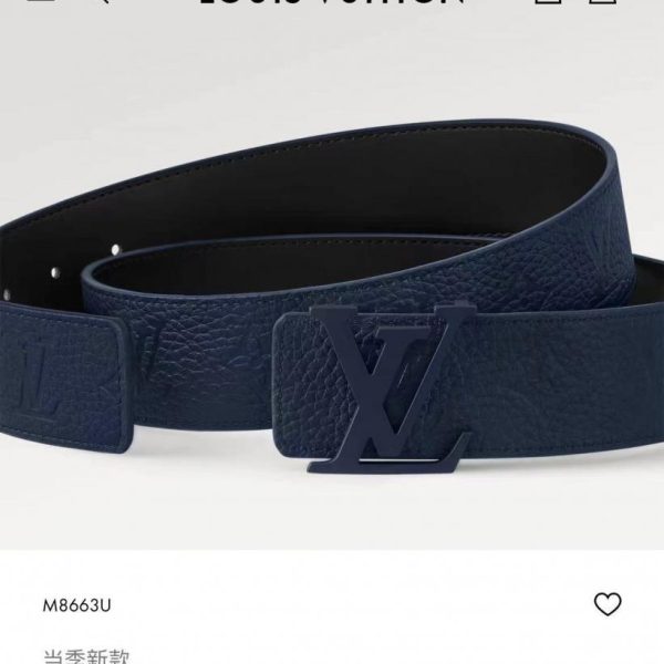 designer,replica,clothing,fake,1:1,lv,luxury,high quality LOUIS VUITTON width 40mm double-sided
