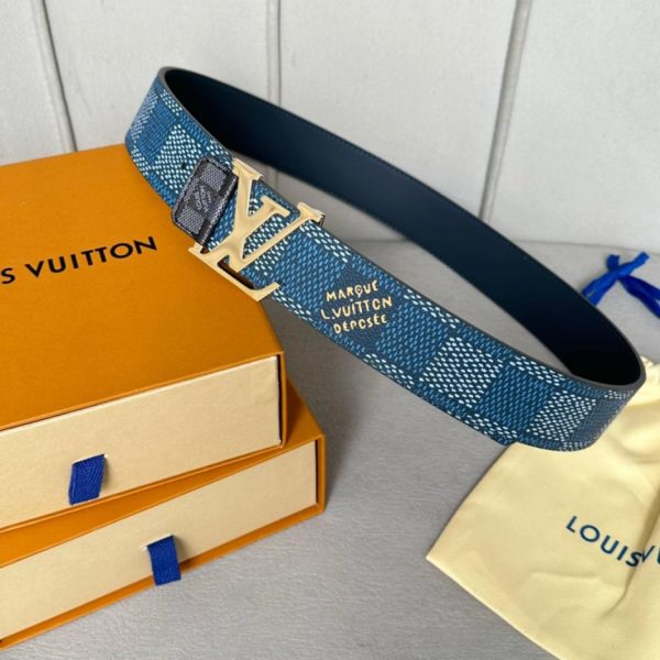 designer,replica,clothing,fake,1:1,lv,luxury,high quality LOUIS VUITTON width 40mm double-sided