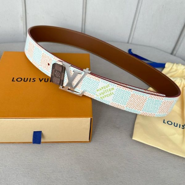 designer,replica,clothing,fake,1:1,lv,luxury,high quality LOUIS VUITTON width 40mm double-sided