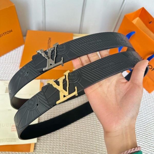 designer,replica,clothing,fake,1:1,lv,luxury,high quality LOUIS VUITTON OEiI double-sided belt