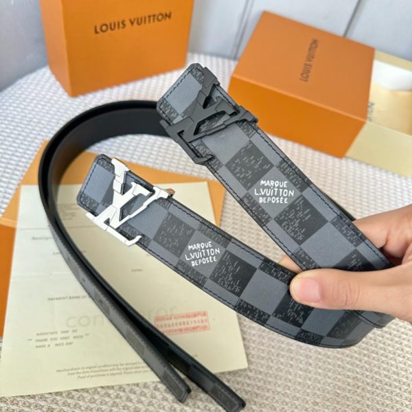 designer,replica,clothing,fake,1:1,lv,luxury,high quality LOUIS VUITTON OEiI double-sided belt