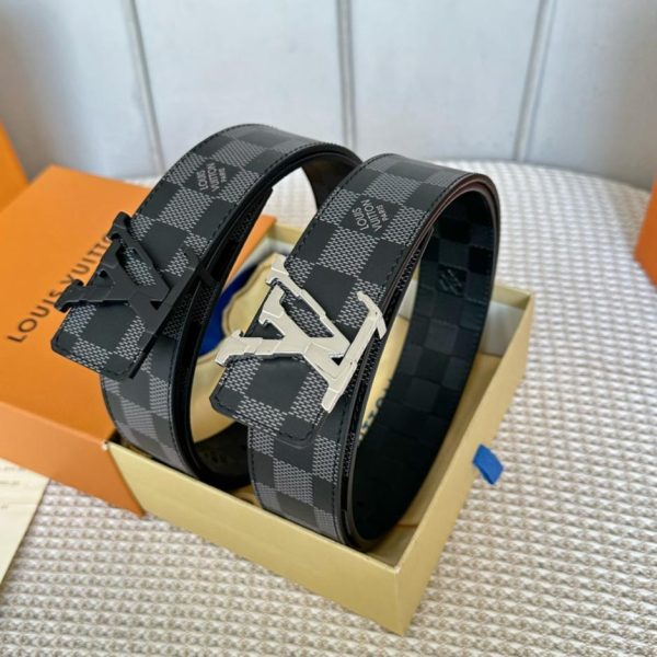 designer,replica,clothing,fake,1:1,lv,luxury,high quality LOUIS VUITTON OEiI double-sided belt