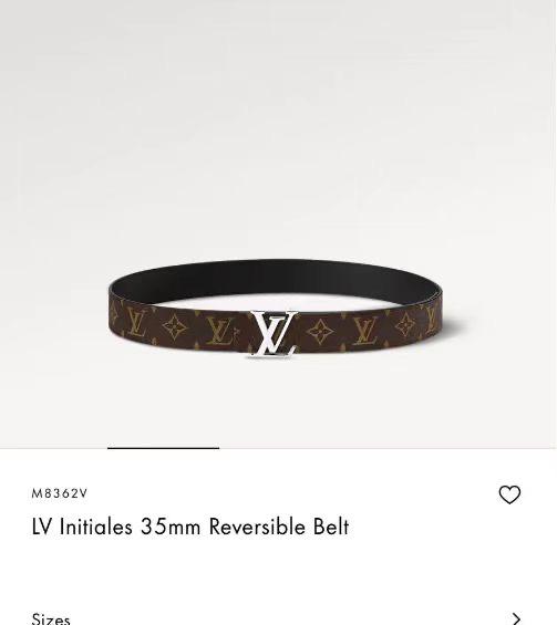 designer,replica,clothing,fake,1:1,lv,luxury,high quality LOUIS VUITTON 3.5 width double sided