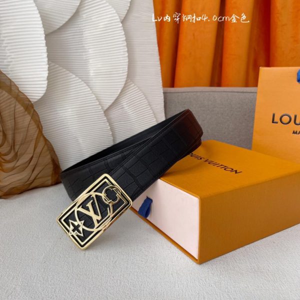 designer,replica,clothing,fake,1:1,lv,luxury,high quality LOUIS VUITTON classic original single width 4.0
