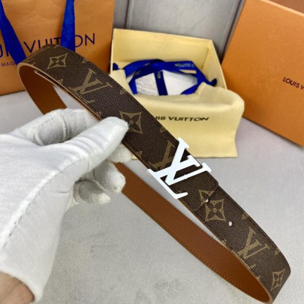 designer,replica,clothing,fake,1:1,lv,luxury,high quality LOUIS VUITTON double-sided belt width 3.0