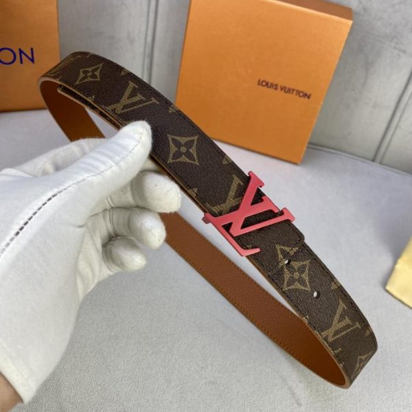 designer,replica,clothing,fake,1:1,lv,luxury,high quality LOUIS VUITTON double-sided belt width 3.0
