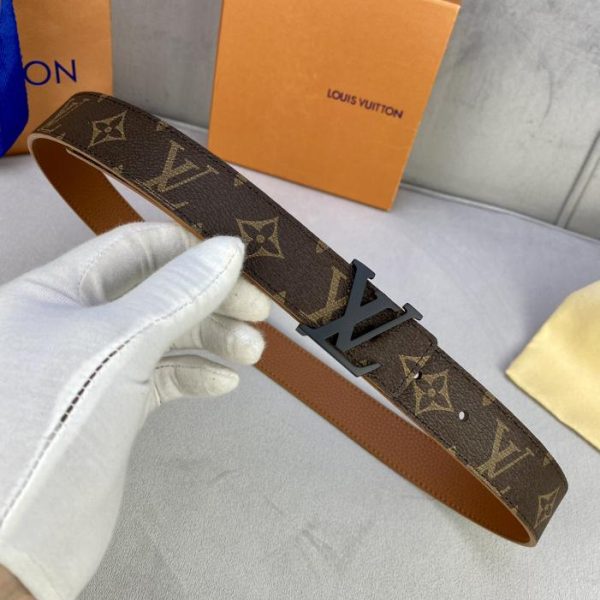 designer,replica,clothing,fake,1:1,lv,luxury,high quality LOUIS VUITTON double-sided belt width 3.0