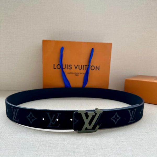 designer,replica,clothing,fake,1:1,lv,luxury,high quality LOUIS VUITTON 3.4 wide double-sided belt
