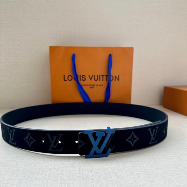 designer,replica,clothing,fake,1:1,lv,luxury,high quality LOUIS VUITTON 3.4 wide double-sided belt