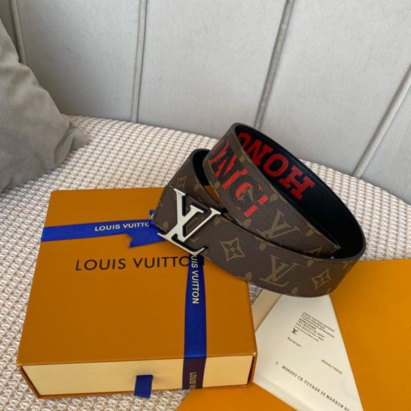 designer,replica,clothing,fake,1:1,lv,luxury,high quality LOUIS VUITTON belt width 4.0
