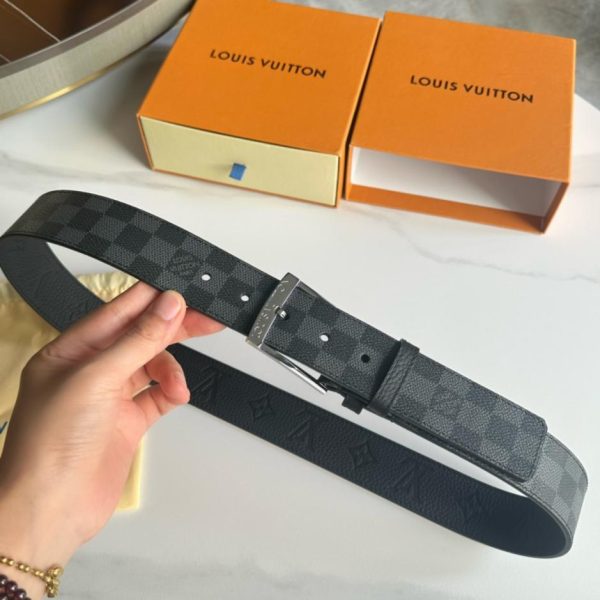 designer,replica,clothing,fake,1:1,lv,luxury,high quality LOUIS VUITTON OEiI double-sided belt width 4.0