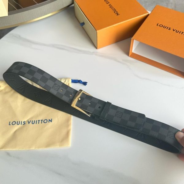 designer,replica,clothing,fake,1:1,lv,luxury,high quality LOUIS VUITTON OEiI double-sided belt width 4.0