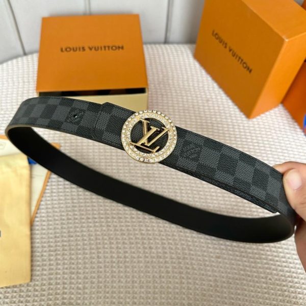 designer,replica,clothing,fake,1:1,lv,luxury,high quality LOUIS VUITTON women’s boutique belt width 35
