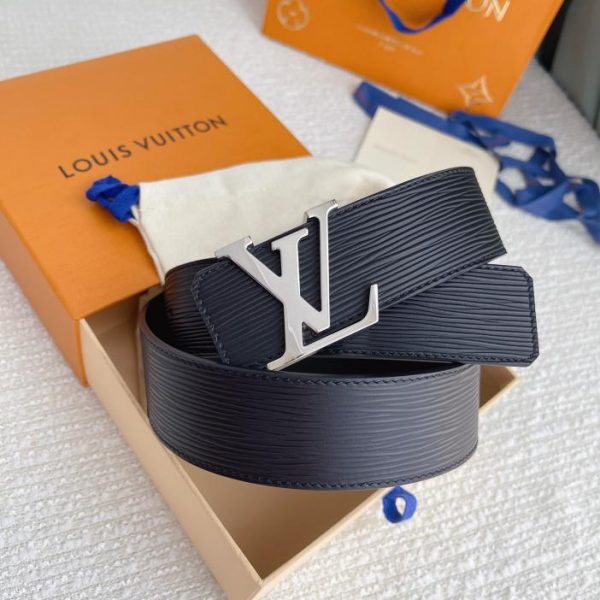 designer,replica,clothing,fake,1:1,lv,luxury,high quality LOUIS VUITTON Men’s Water Corrugated Belt Width 40mm